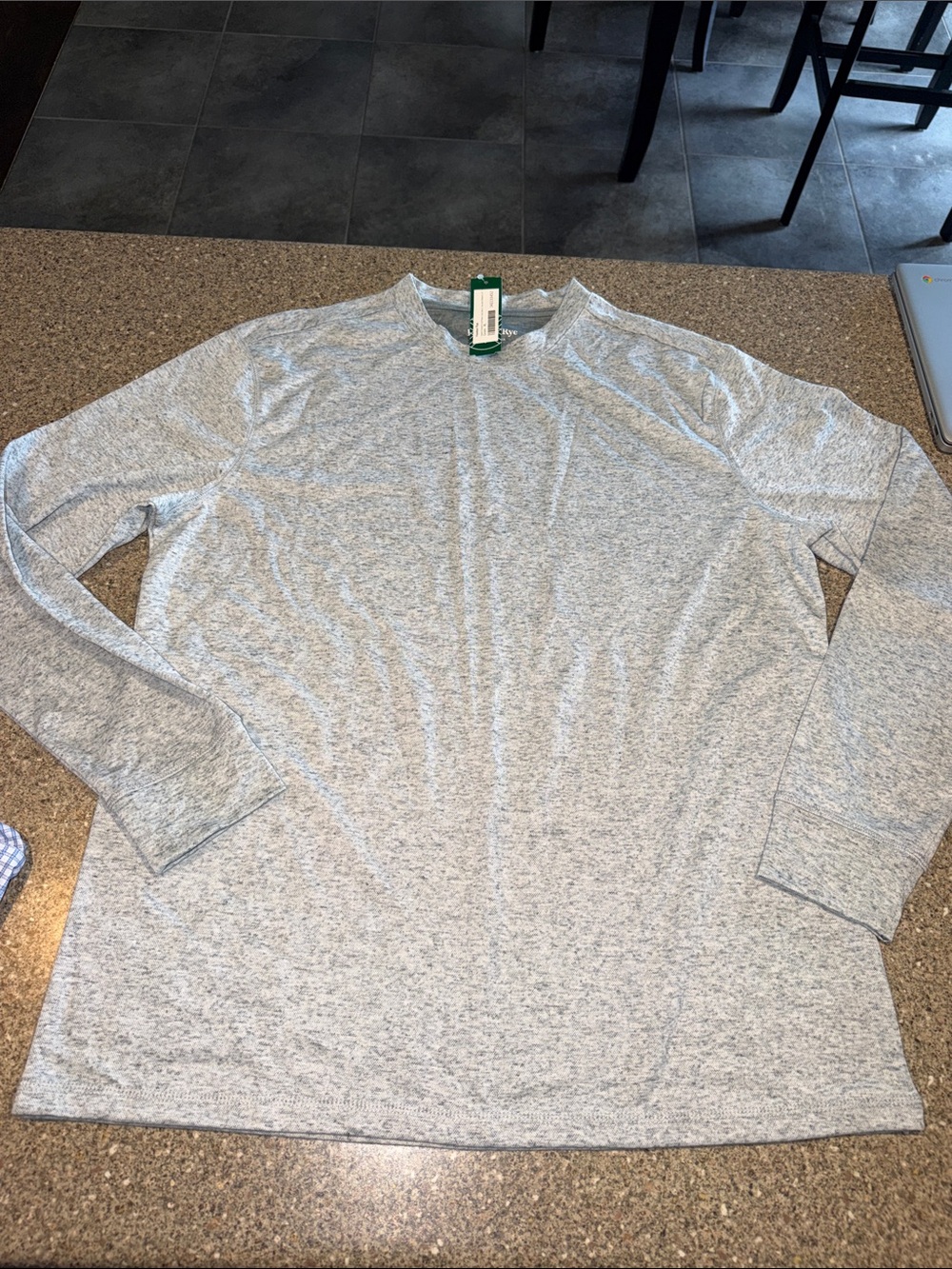 Hawker Rye Men's Long-Sleeve Crew Neck Shirt
